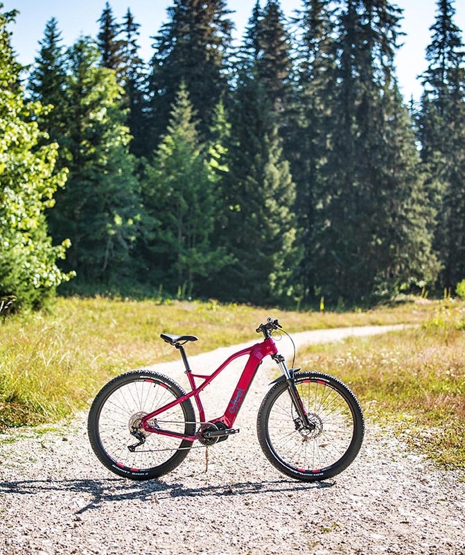 Vélo Karma dans une fôret