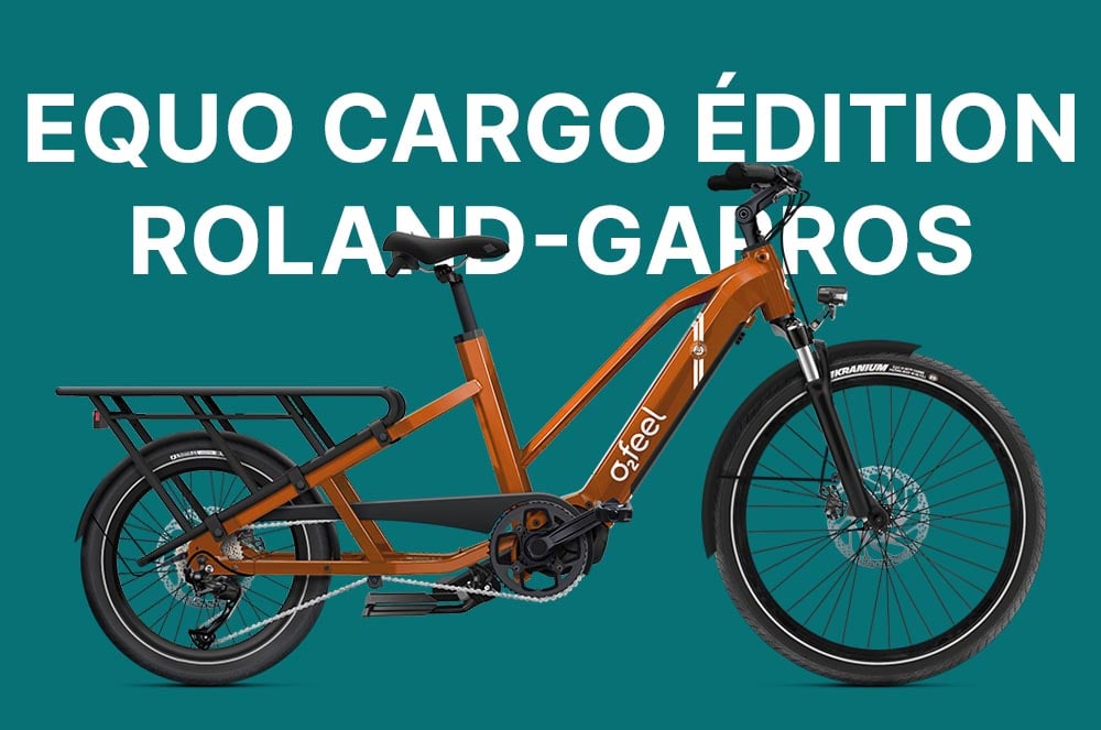 Vélo Equo Cargo édition Roland-Garros
